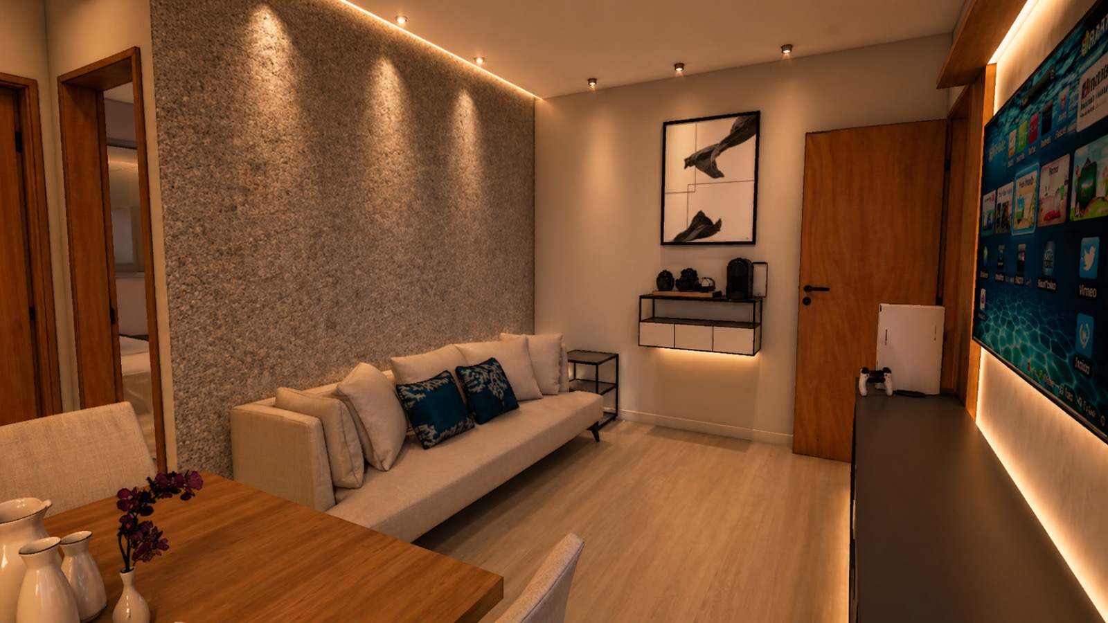 Projeto de arquitetura de interiores em Maceió - Alexandre Nascimento